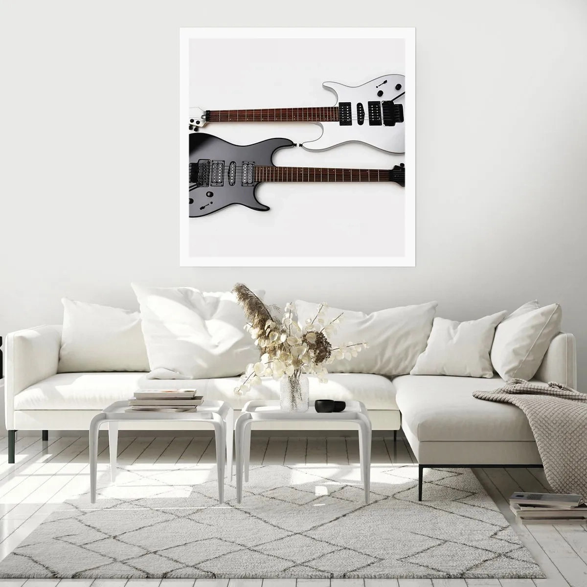 Plakat - Harmonia kształtów - 30x30 cm