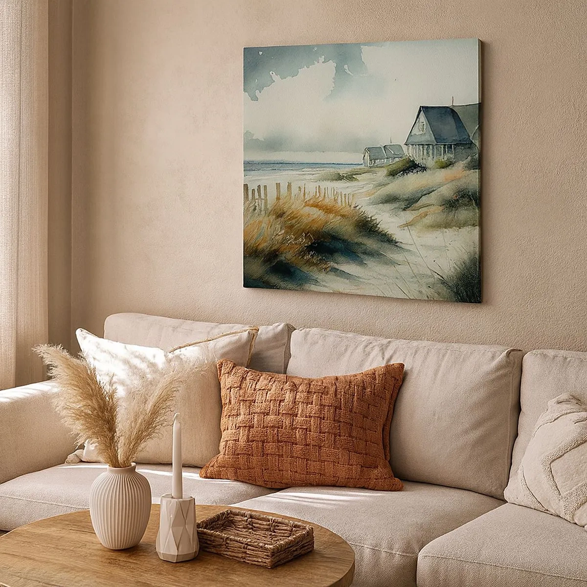 Obraz na płótnie - Z dala od zgiełku - 30x30 cm