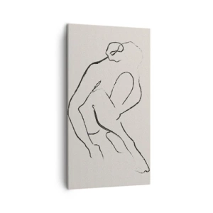 Obraz na płótnie - Szkic intymny - 45x80 cm