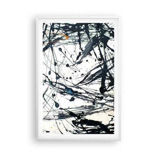 Plakat w białej ramie - Z sensem czy bez sensu? - 61x91 cm