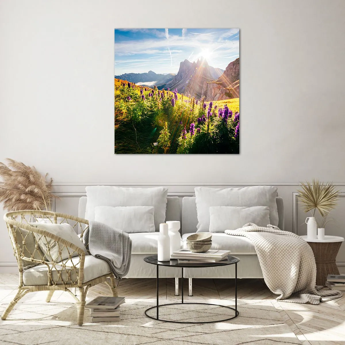 Obraz na szkle - Sekretne życie ziół - 50x50 cm