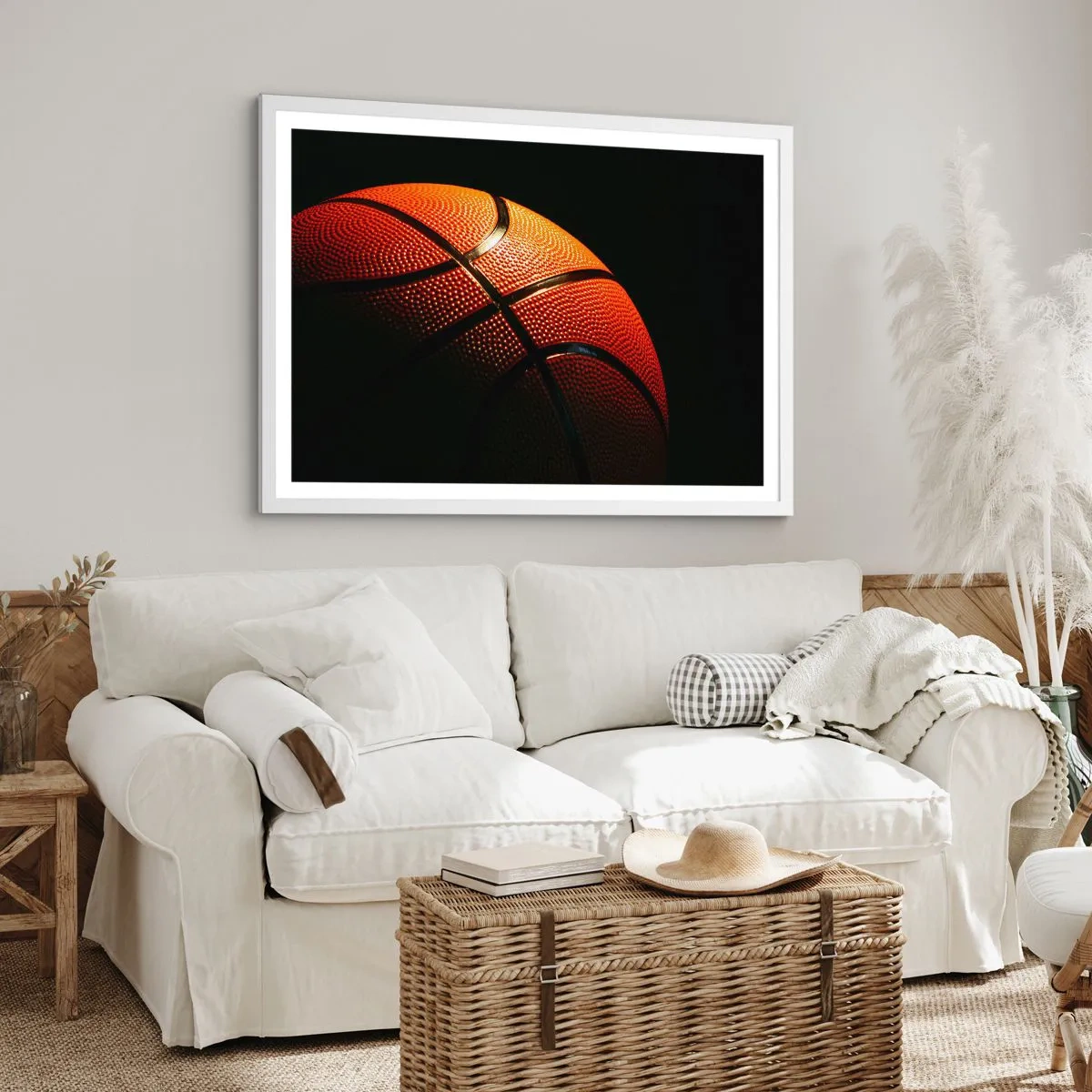 Plakat w białej ramie - Piękna jak planeta - 50x40 cm