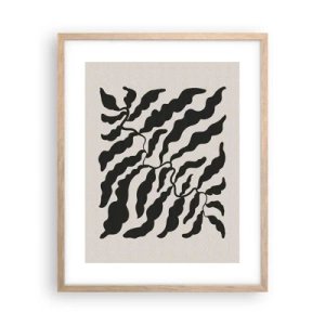 Plakat w ramie jasny dąb - Natura kwadratu - 40x50 cm