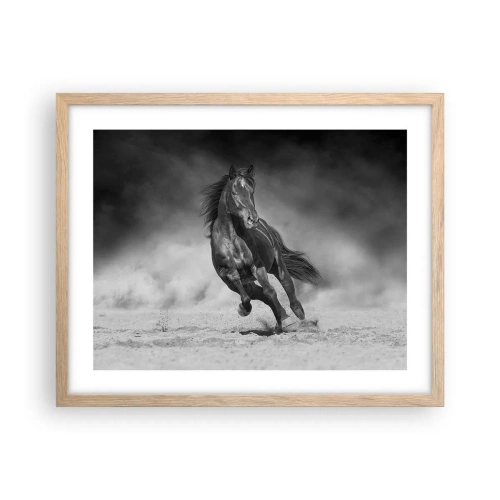 Plakat w ramie jasny dąb - Godny samego emira - 50x40 cm
