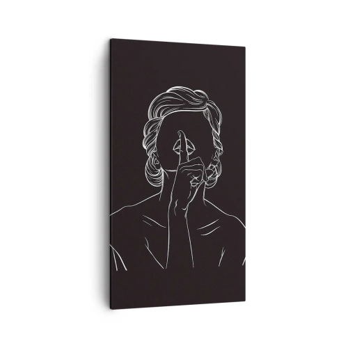 Obraz na płótnie - Piękno rozkwita w ciszy - 45x80 cm