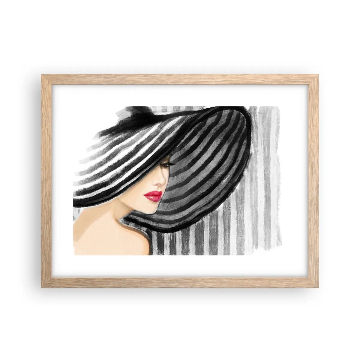 Plakat w ramie jasny dąb - Gdzie ciebie szukać? - 40x30 cm