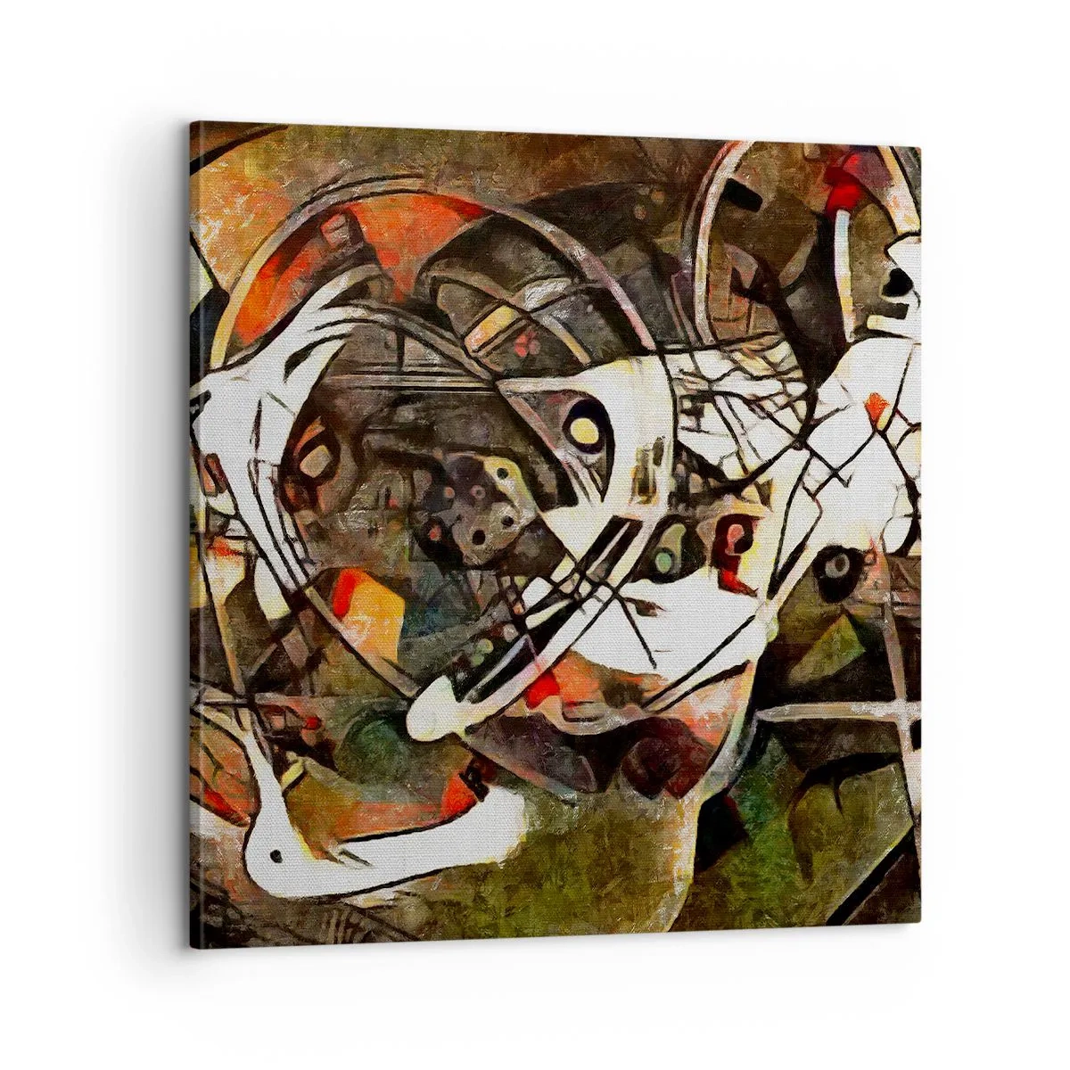 Obraz na płótnie - Słyszysz ruch? - 60x60 cm