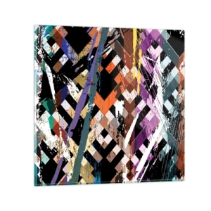 Obraz na szkle - Podniesione do kwadratu - 50x50 cm