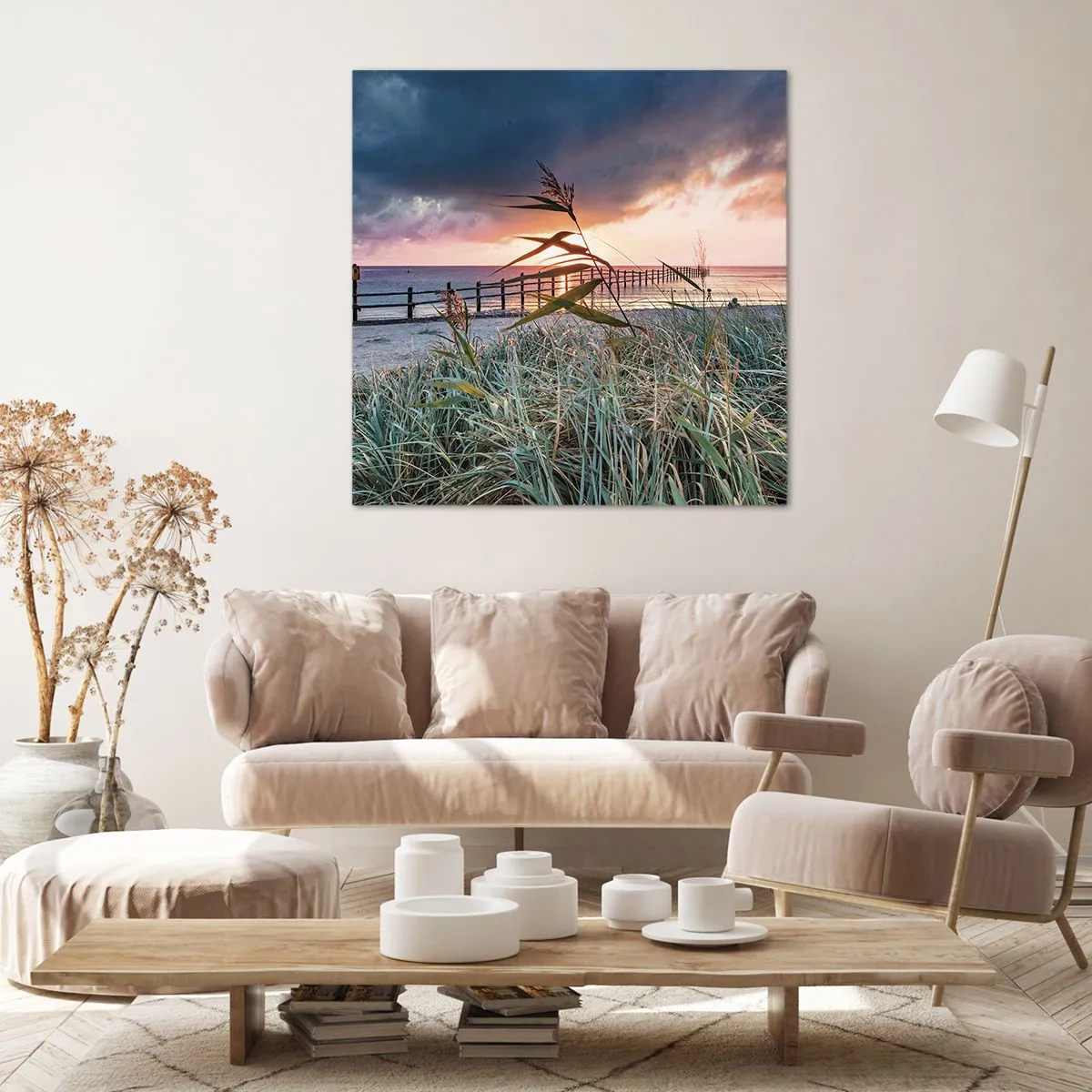 Obraz na płótnie - Nie przemija z wiatrem - 70x70 cm