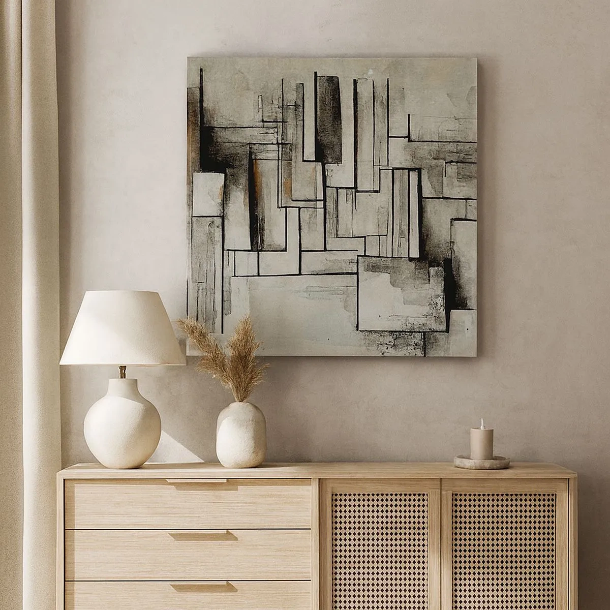 Obraz na płótnie - Siła prostoty - 30x30 cm