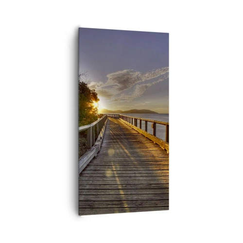 Obraz na płótnie - Iść, ciągle iść w stronę słońca - 65x120 cm