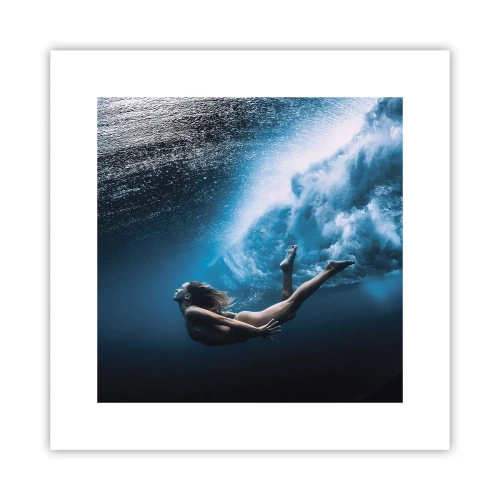 Plakat - Współczesna syrena - 30x30 cm