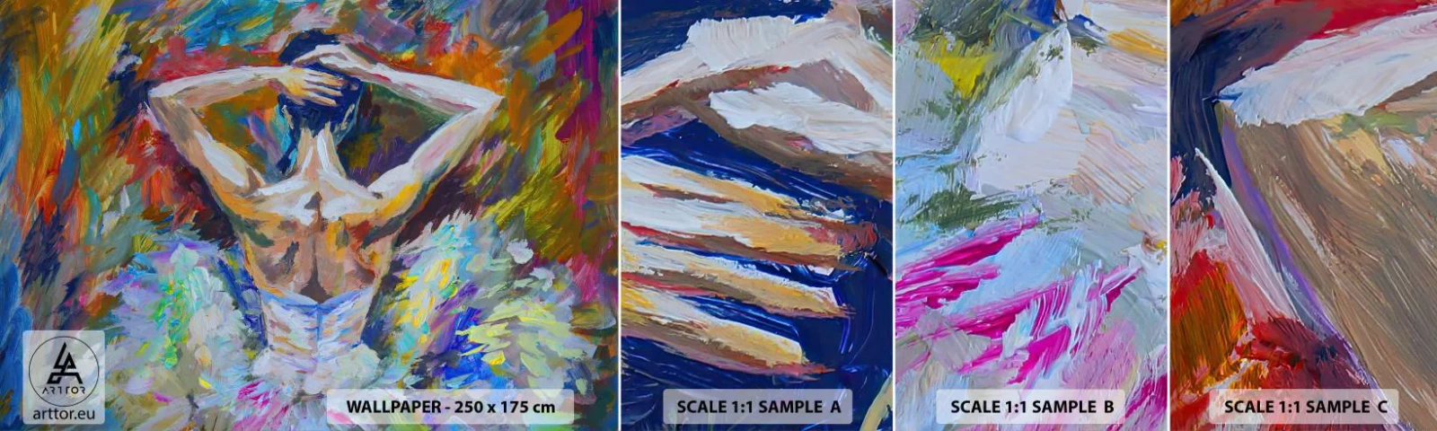 Fototapeta Próbka Standard Eco - To może być wszysko - Baletnica, Taniec, Balet - 100x30 cm