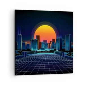 Obraz na płótnie - Wciąż chcesz do realu? - 50x50 cm