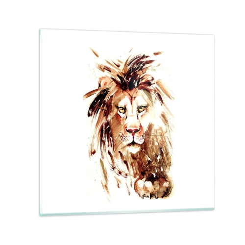 Obraz na szkle - Siła i godność - 60x60 cm
