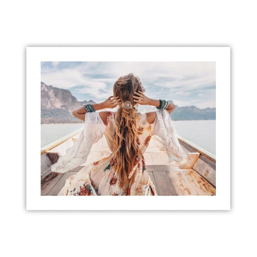 Plakat - W drodze ku szczęściu - 50x40 cm