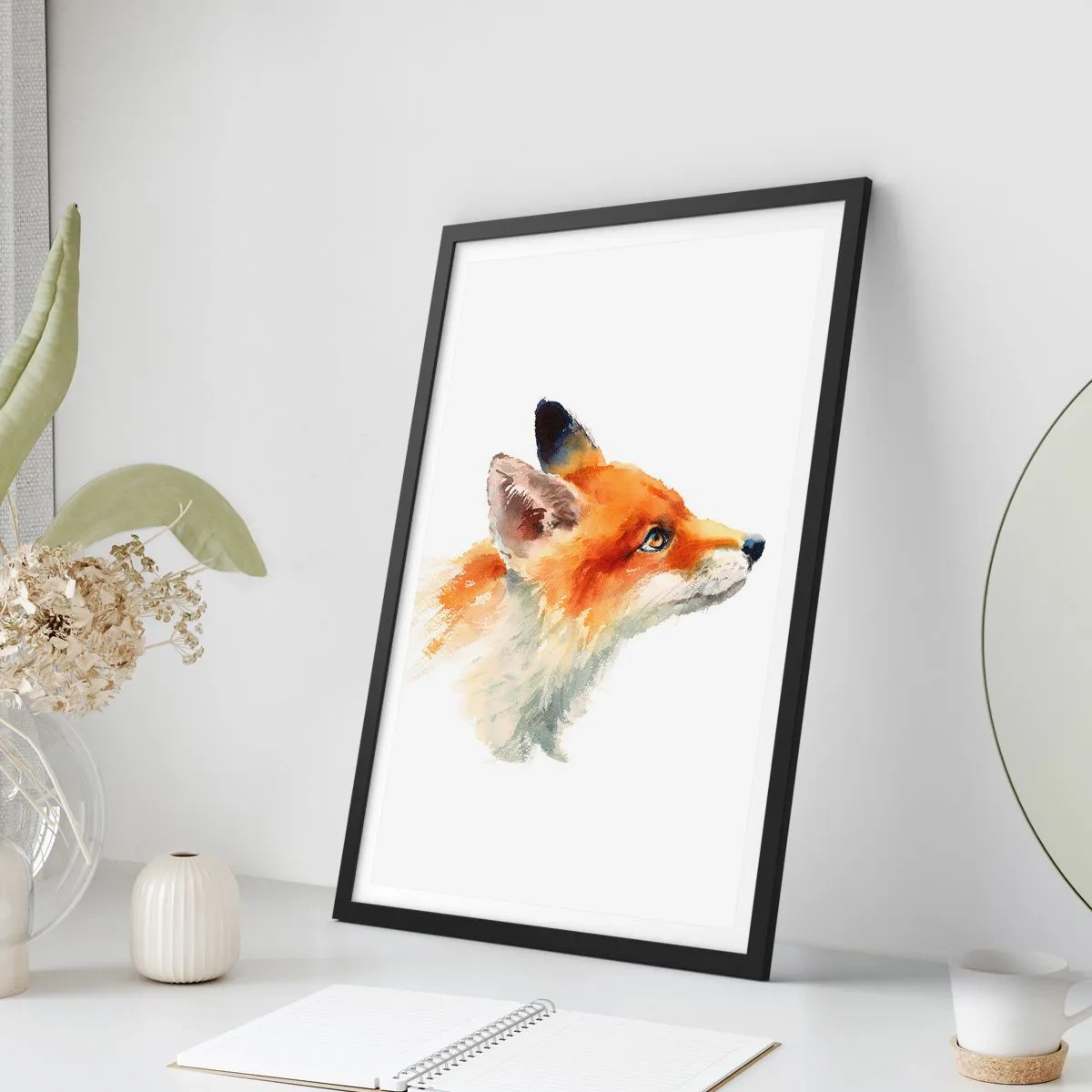 Plakat w czarnej ramie - Ostrożności nigdy za wiele - 40x50 cm