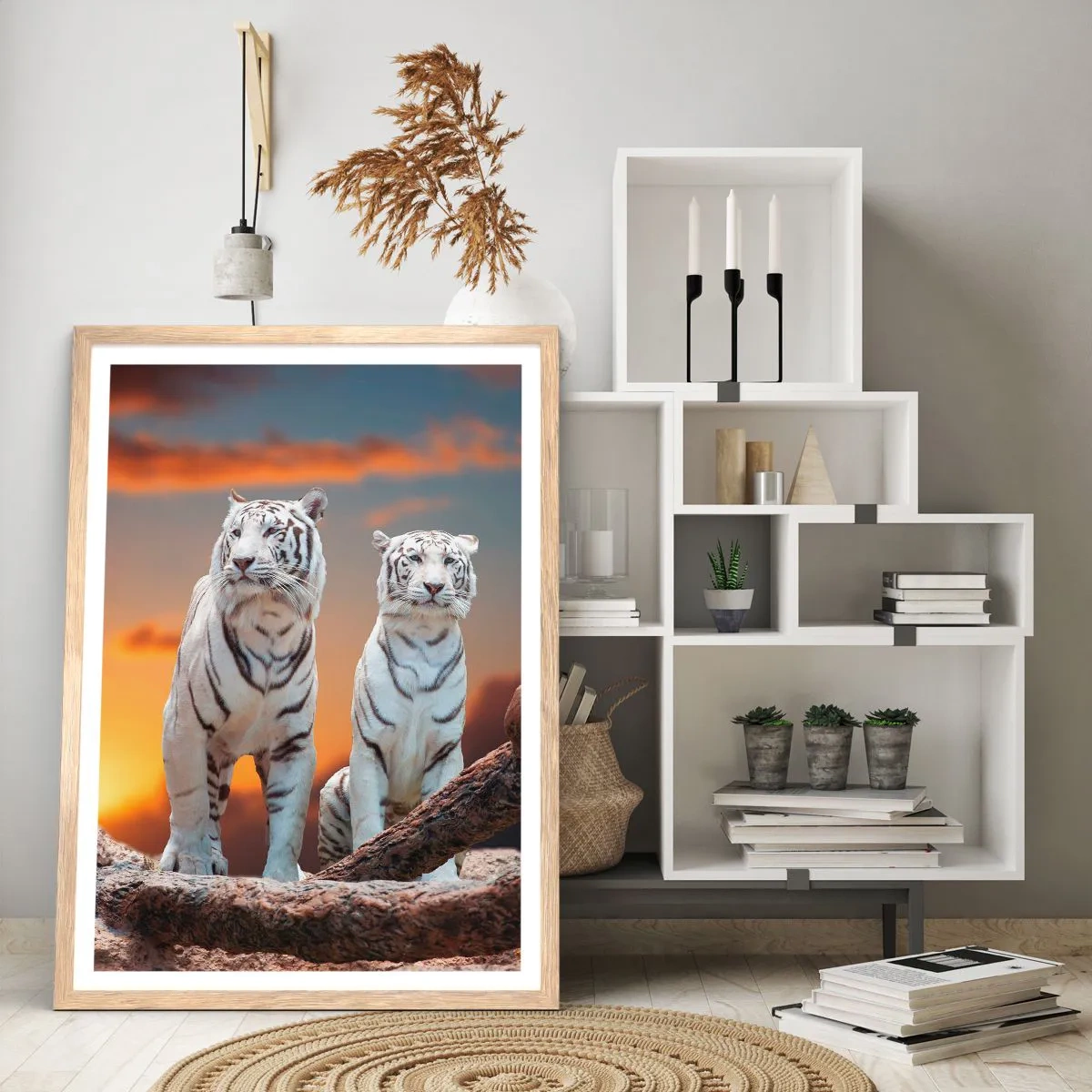 Plakat w ramie jasny dąb - Zupełnie jak w Narni - 30x40 cm