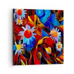 Obraz na płótnie - Kolory życia - 70x70 cm