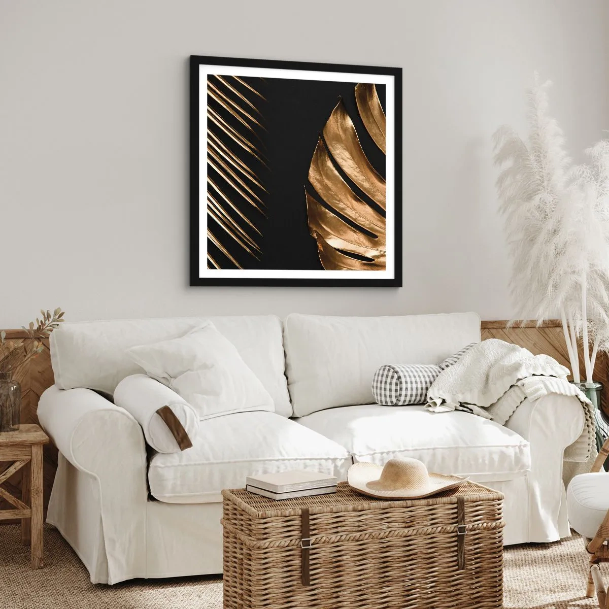 Plakat w czarnej ramie - Różne, a równie drogie - 50x50 cm