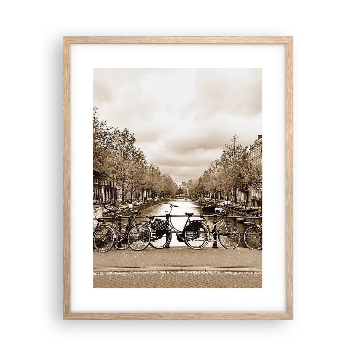 Plakat w ramie jasny dąb - Holenderskie klimaty - 40x50 cm
