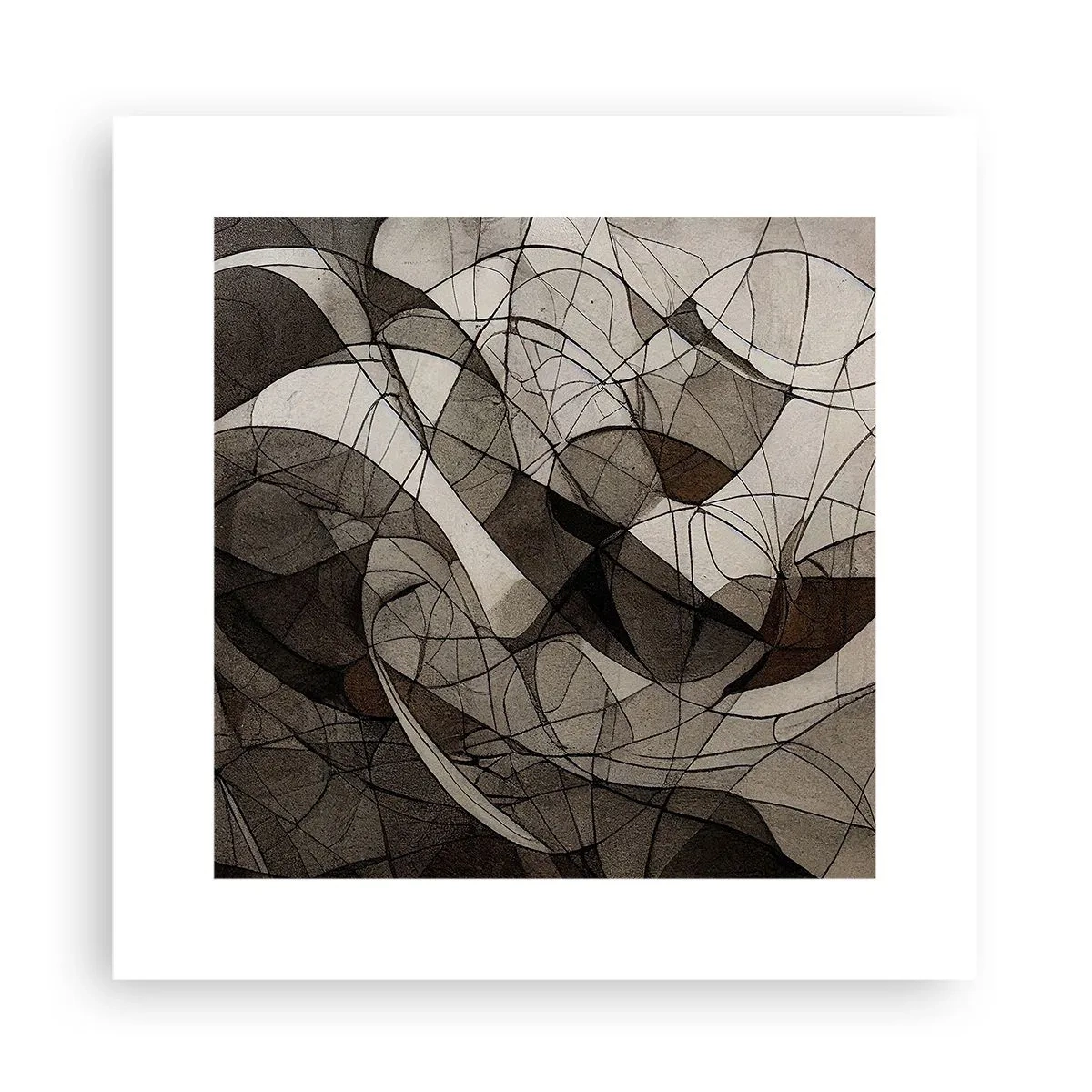 Plakat - Cyrkulacja barw ziemi - 30x30 cm