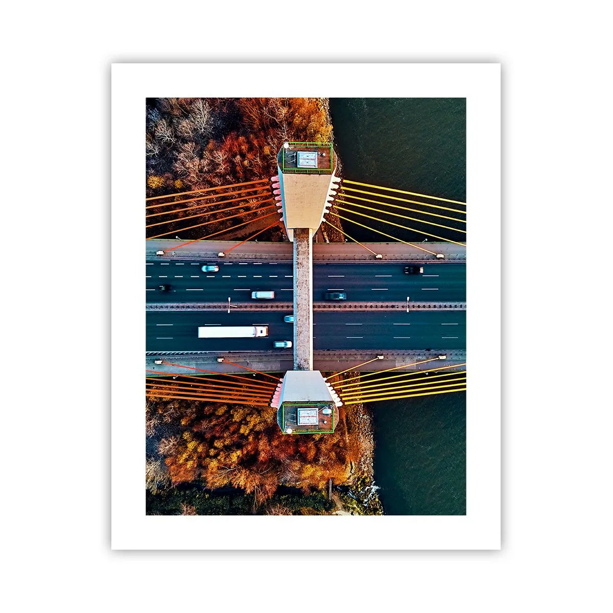 Plakat - ZA wodami, za lasami - 40x50 cm