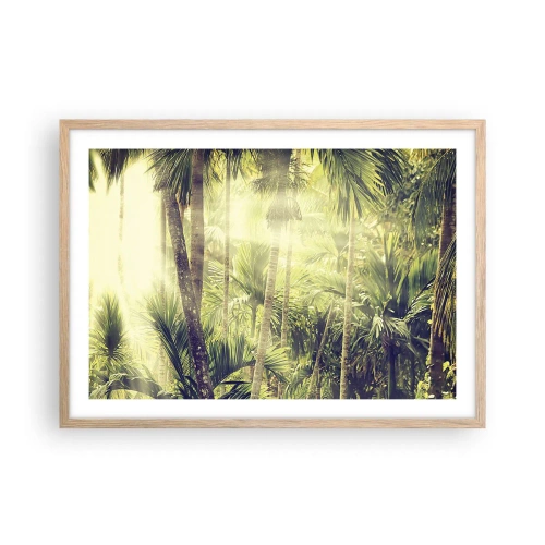 Plakat w ramie jasny dąb - W zielonym żarze - 70x50 cm