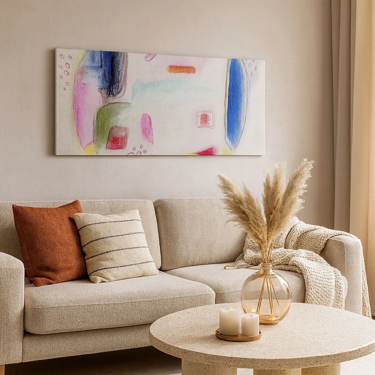 Obraz na płótnie - Bardziej wypukłe niż wklęsłe czy płaskie - 100x40 cm