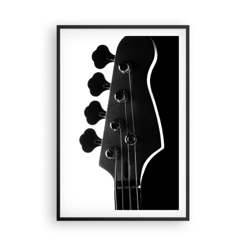 Plakat w czarnej ramie - Rockowa cisza - 61x91 cm