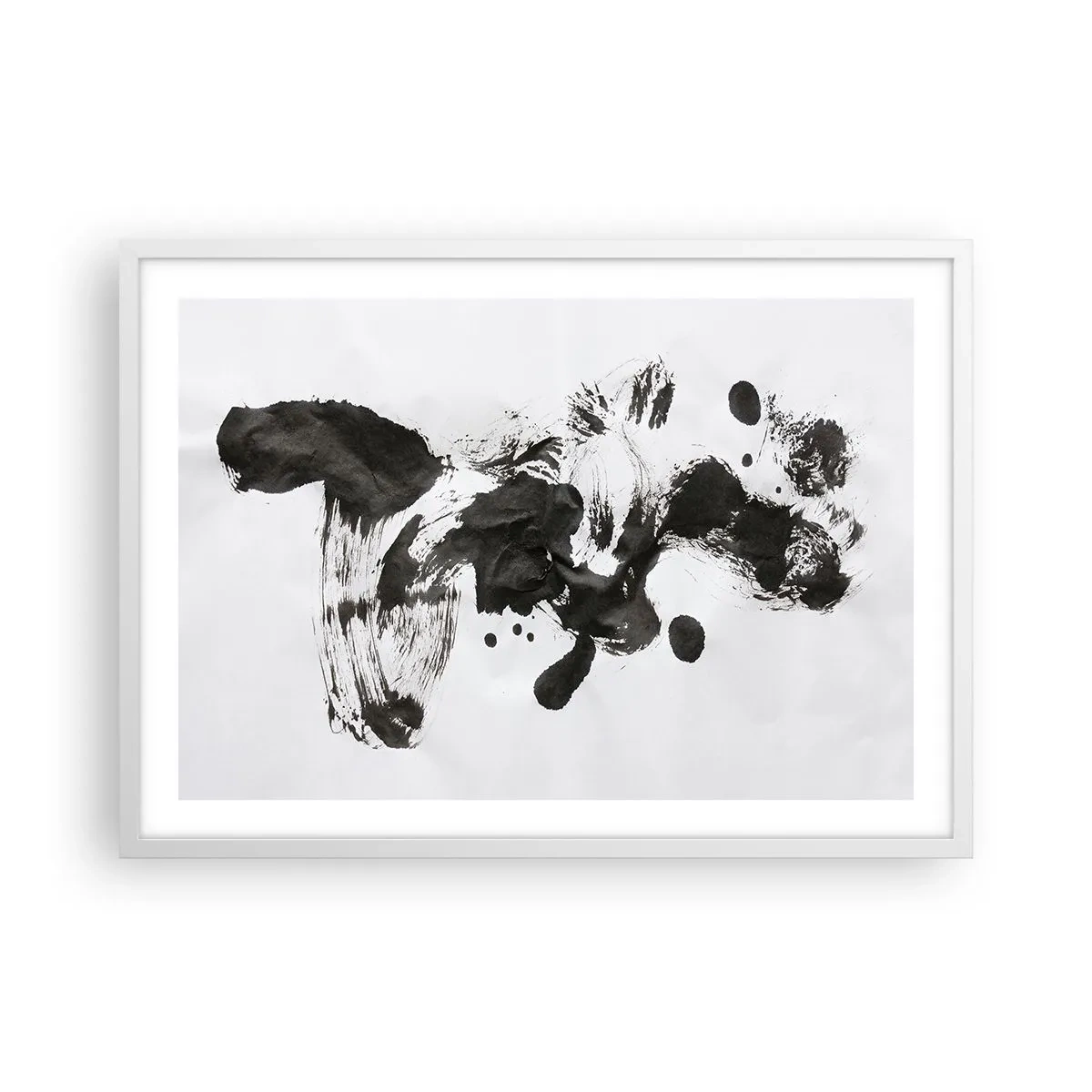 Plakat w białej ramie - W szaleństwie metoda? - 70x50 cm