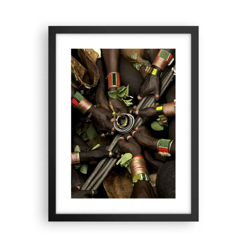 Plakat w czarnej ramie - Jesteśmy razem - 30x40 cm