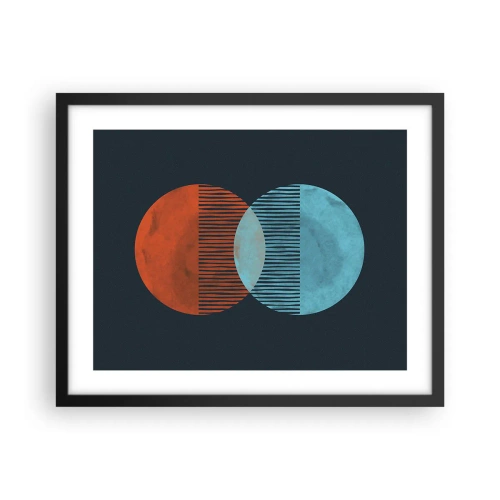 Plakat w czarnej ramie - Astronomiczna fantazja - 50x40 cm
