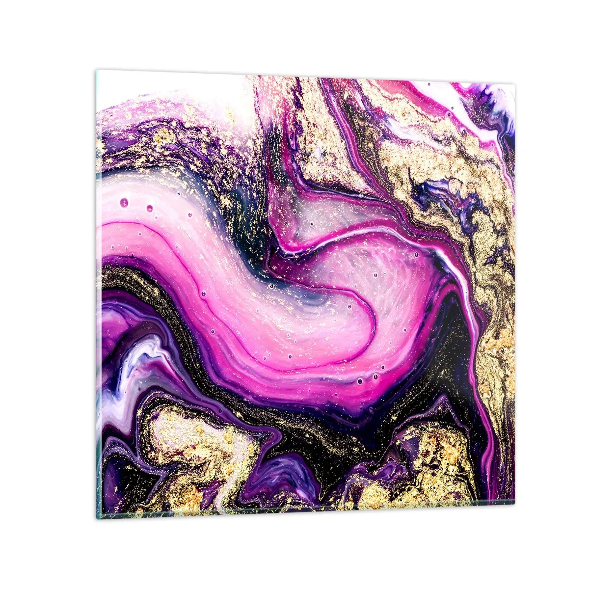 Obraz na szkle - Chwila za kulisami - 70x70 cm