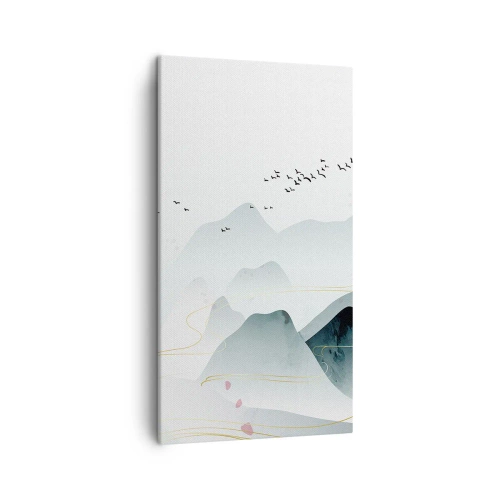 Obraz na płótnie - Ponad szczytami - 45x80 cm