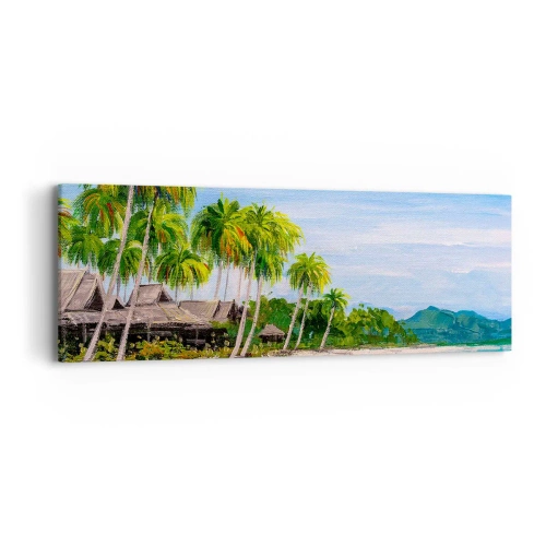 Obraz na płótnie - Egzotyczny sen - 90x30 cm