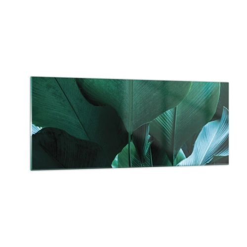 Obraz na szkle - Zwrócone do światła - 100x40 cm