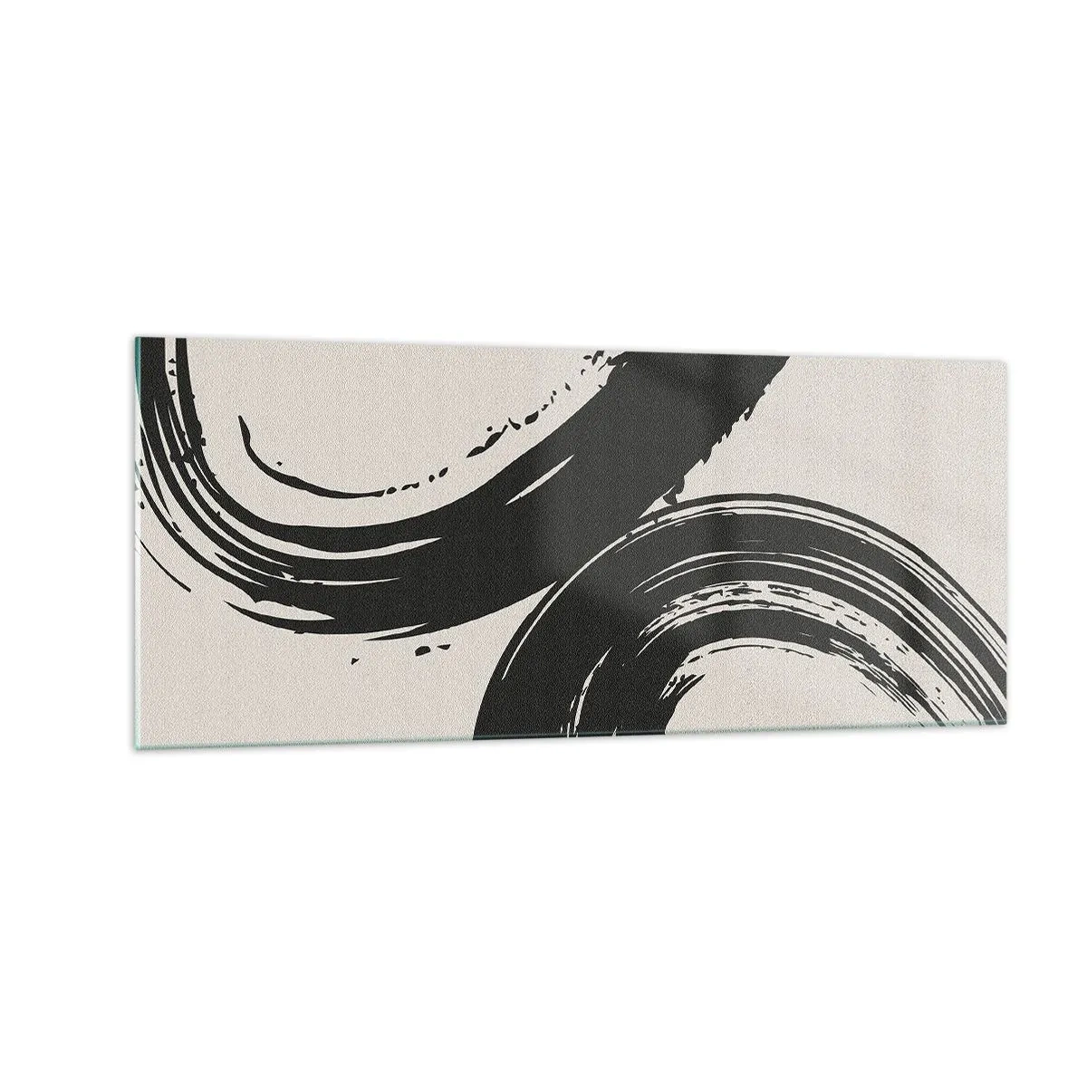 Obraz na szkle - Zamaszyście i koliście - 100x40 cm
