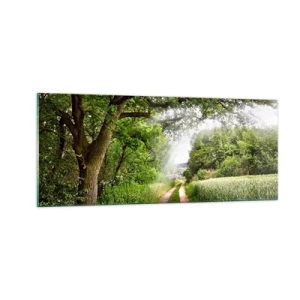 Obraz na szkle - Et in Arcadia ego - 100x40 cm
