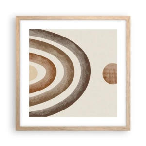 Plakat w ramie jasny dąb - W odległej galaktyce - 40x40 cm