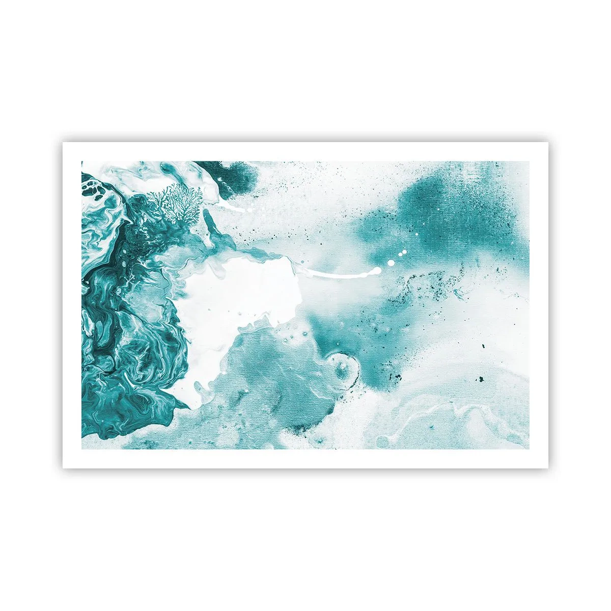Plakat - Rozlewiska błękitu - 91x61 cm