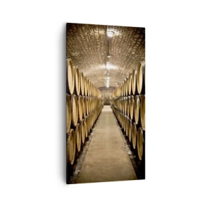 Obraz na płótnie - W murowanej piwnicy - 55x100 cm