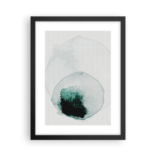 Plakat w czarnej ramie - W kropli wody - 30x40 cm