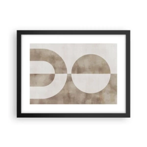 Plakat w czarnej ramie - Podobieństwa i różnice - 40x30 cm