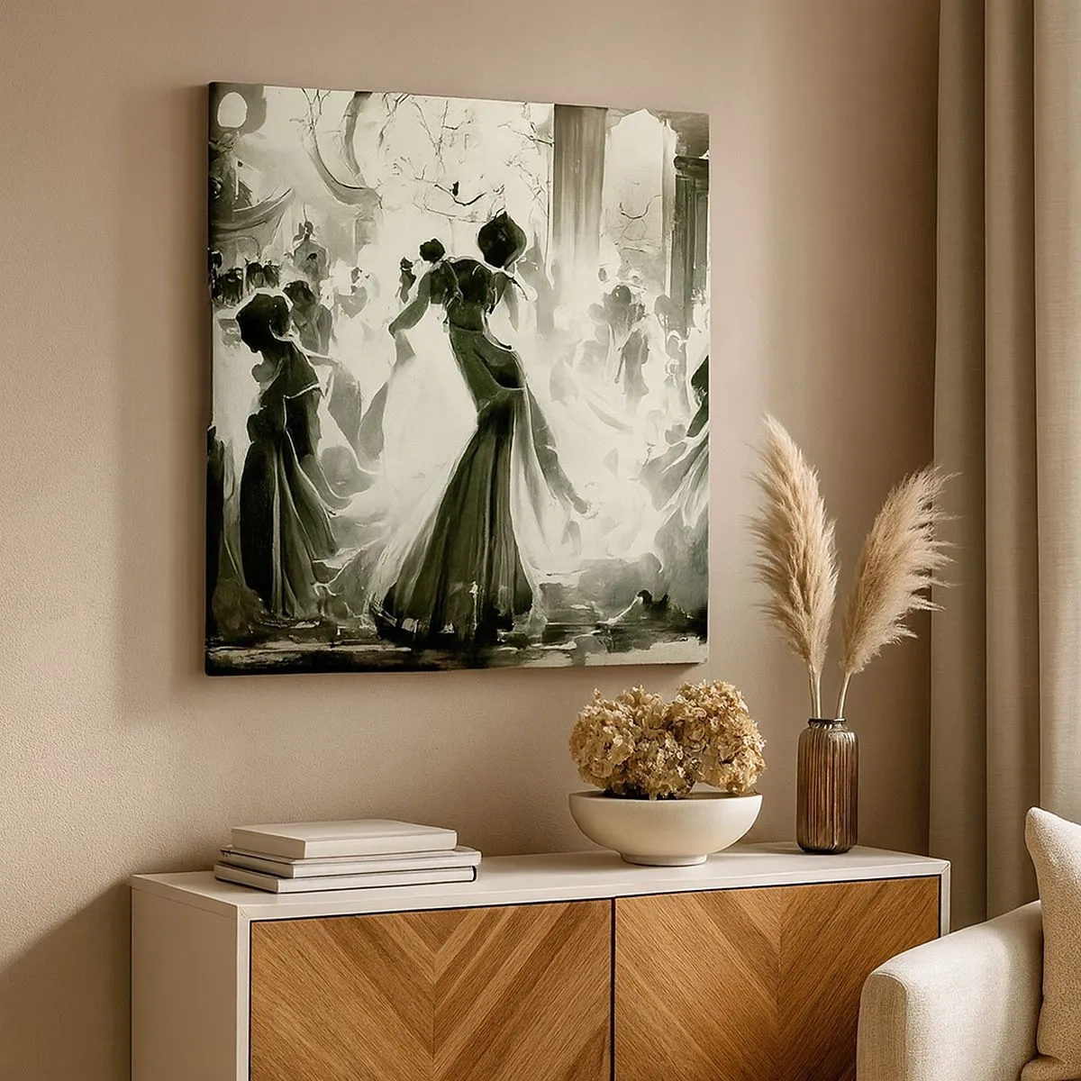 Obraz na płótnie - Wielka maskarada - 30x30 cm