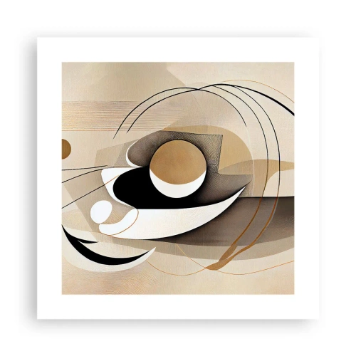 Plakat - Kompozycja: istota rzeczy - 40x40 cm