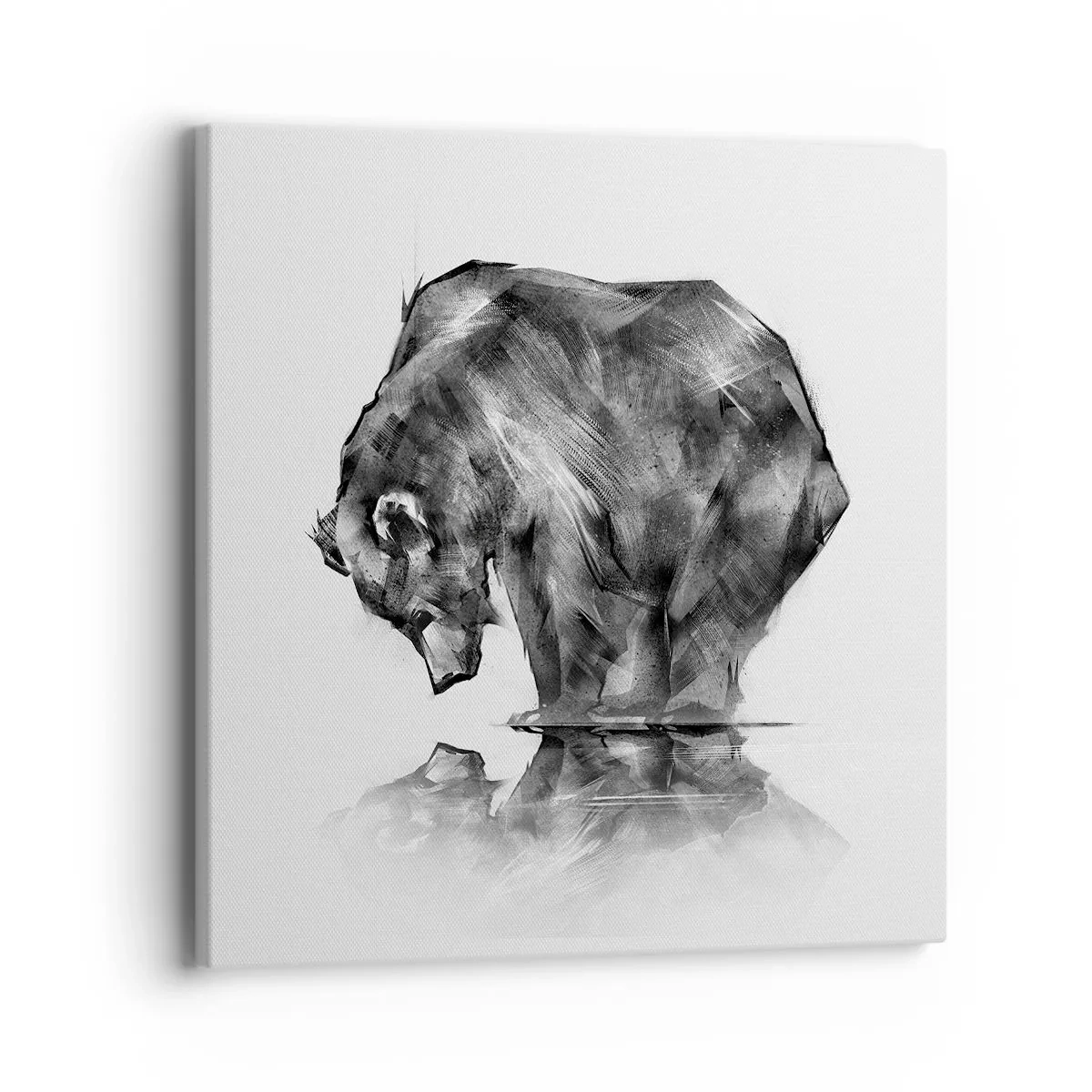 Obraz na płótnie - Miło zobaczyć się z kimś bliskim - 40x40 cm