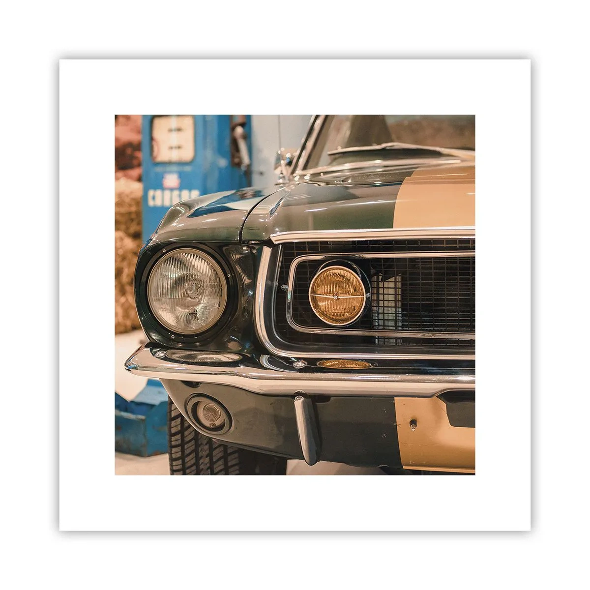 Plakat - Spotkanie z legendą - 30x30 cm