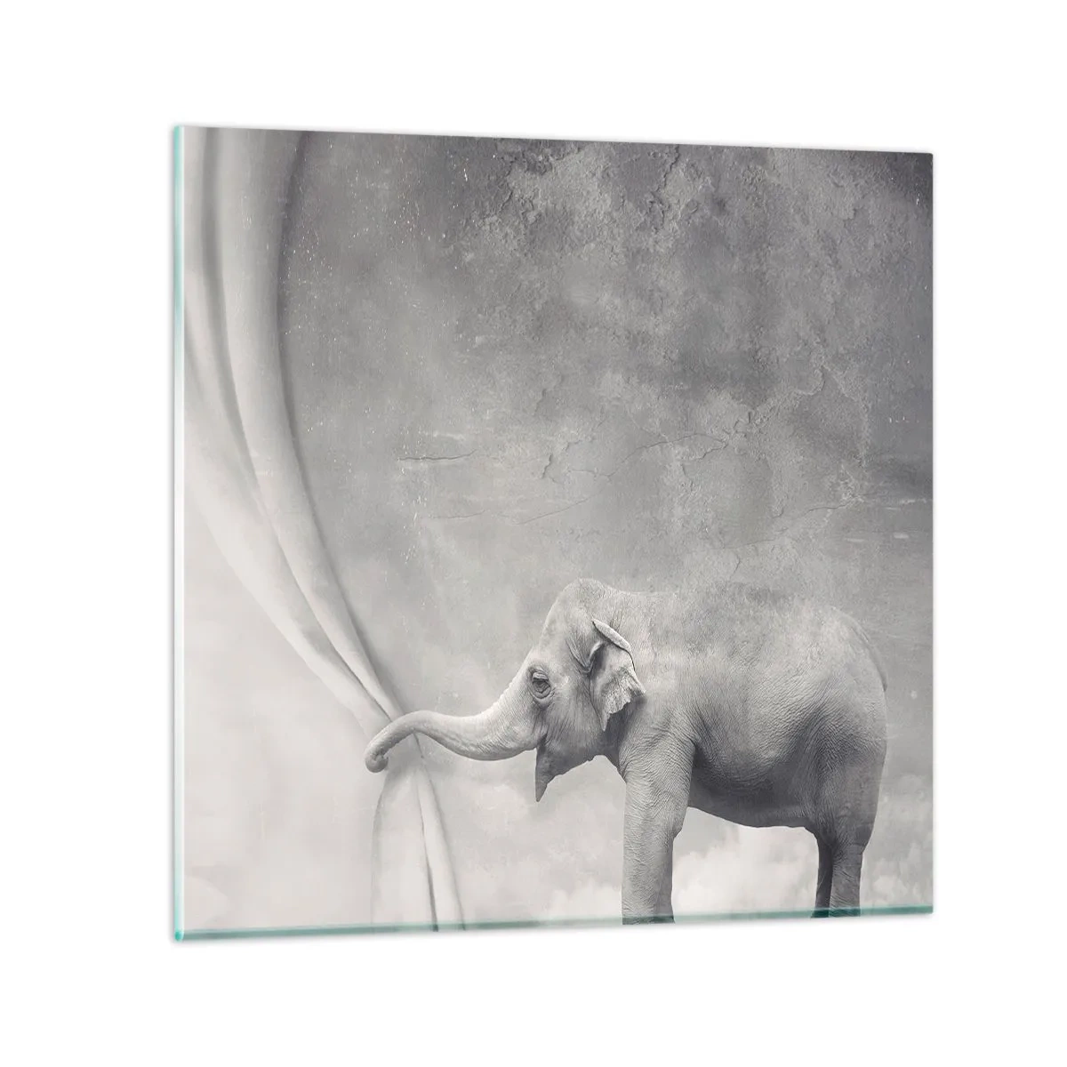 Obraz na szkle - Odsłonić tajemnicę - 70x70 cm