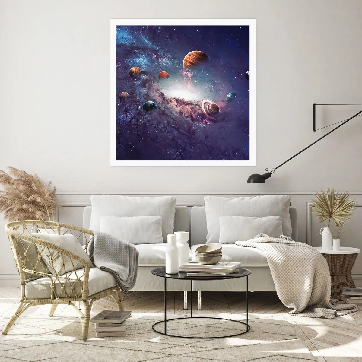 Plakat - Układ słoneczno-taneczny - 50x50 cm